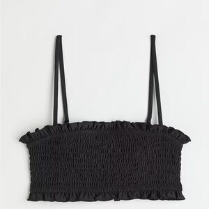 * NWOT* H&M | Smocked Bandeau Bikini Top